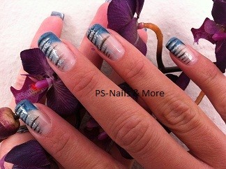 Nageldesign-Beispiel aus dem Studio PS-Nails & More in M&uuml;nchen-Feldmoching